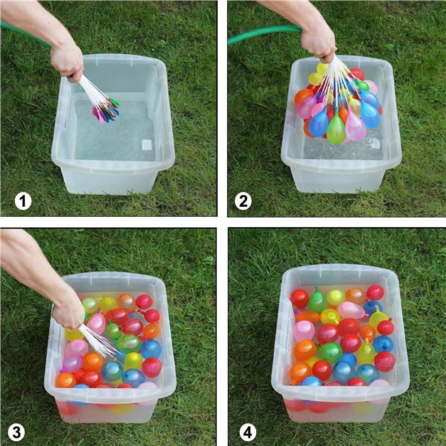 30個近くの水風船を一度で作れる、水遊び用のクレイジーなおもちゃ POPCLIP