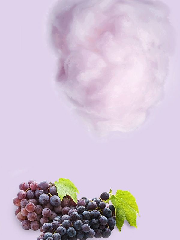 BARBE À PAPA AUX RAISINS Pop & Cie