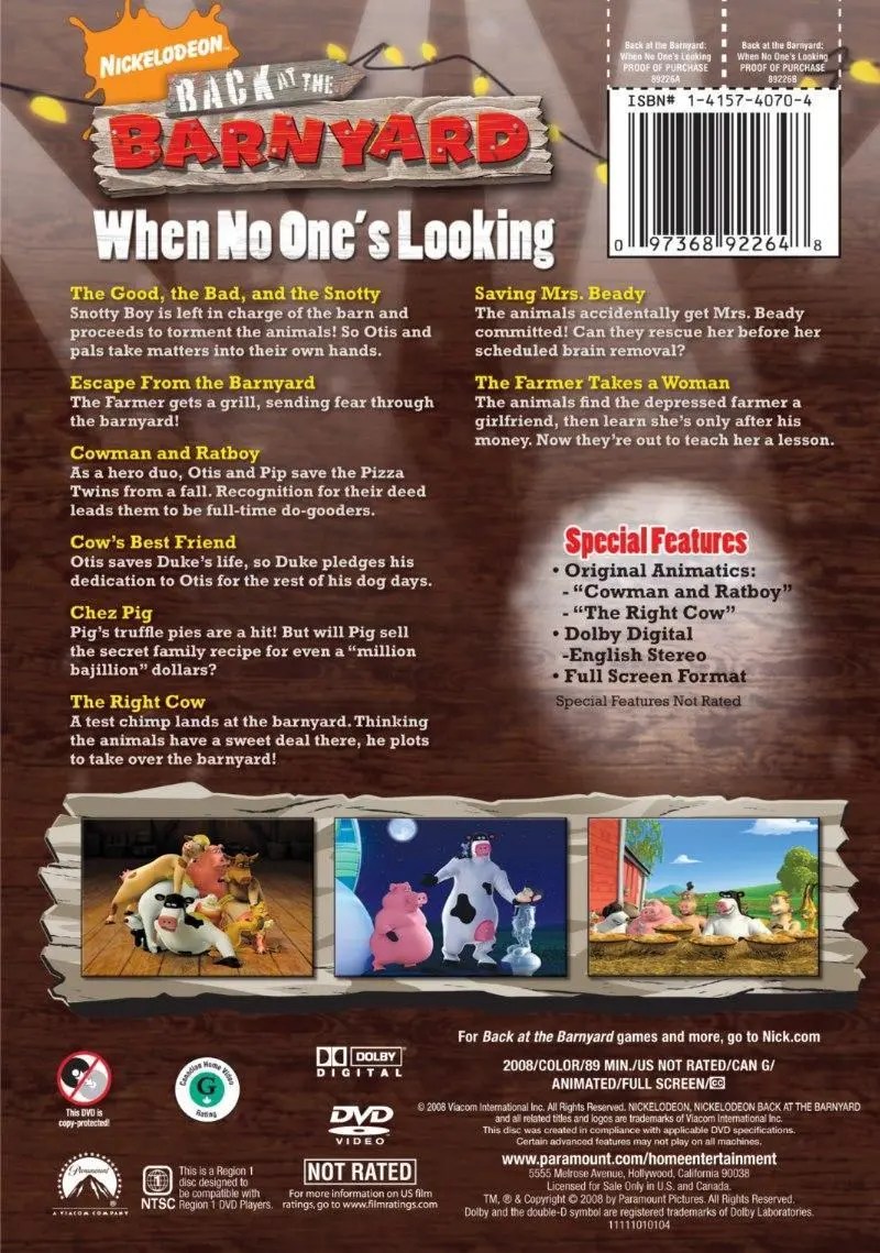 “Back at the Barnyard When No One’s Looking” DVD Review