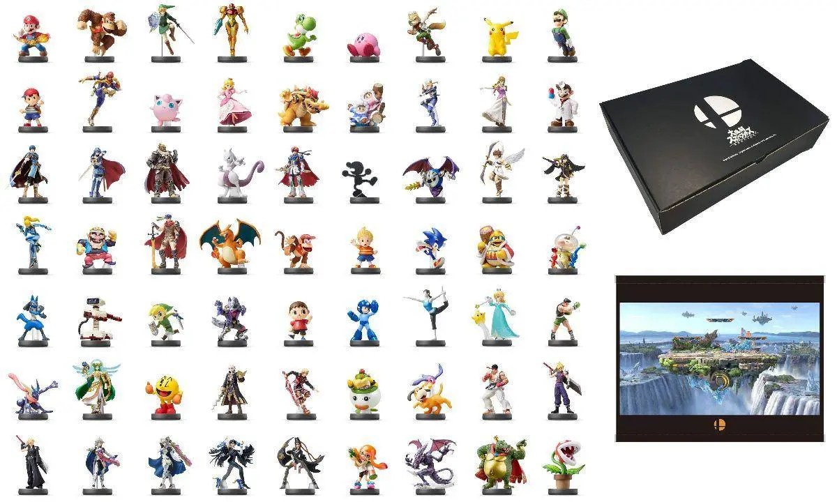 Special Limited Edition Smash Bros Package Contains 63 Amiibo