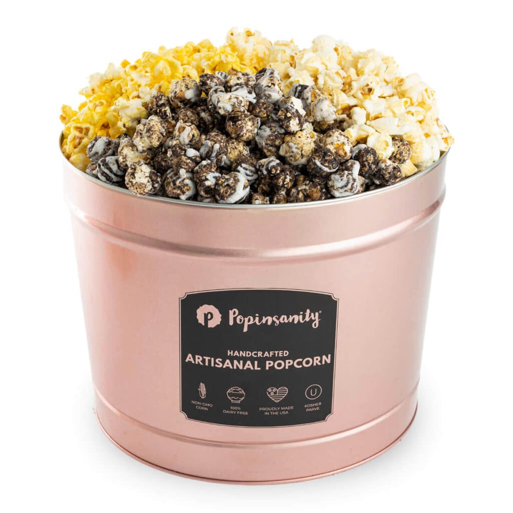 Gourmet Popcorn Tins • Build Your Own • Handcrafted Flavors • Popinsanity