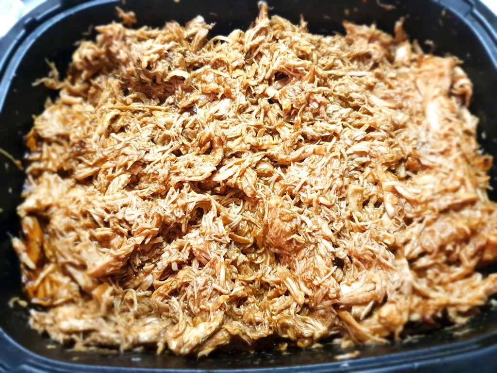 Slow cooked Pulled turkey with Coca cola Poultry