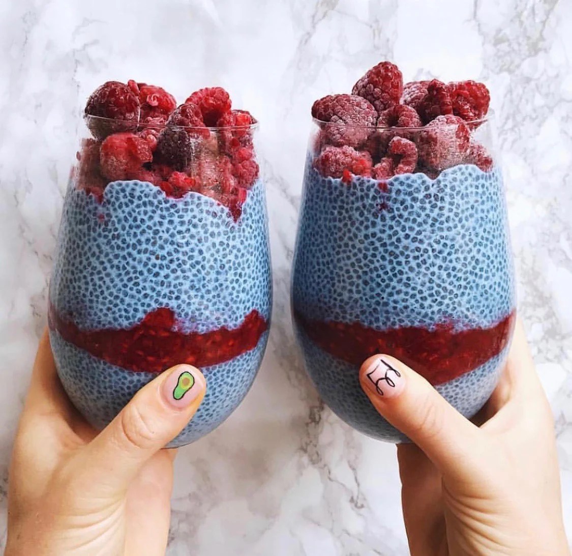 Blue Spirulina POPJOY, blue spirulina powder, pink pitaya, activated charcoal, rainbow latte