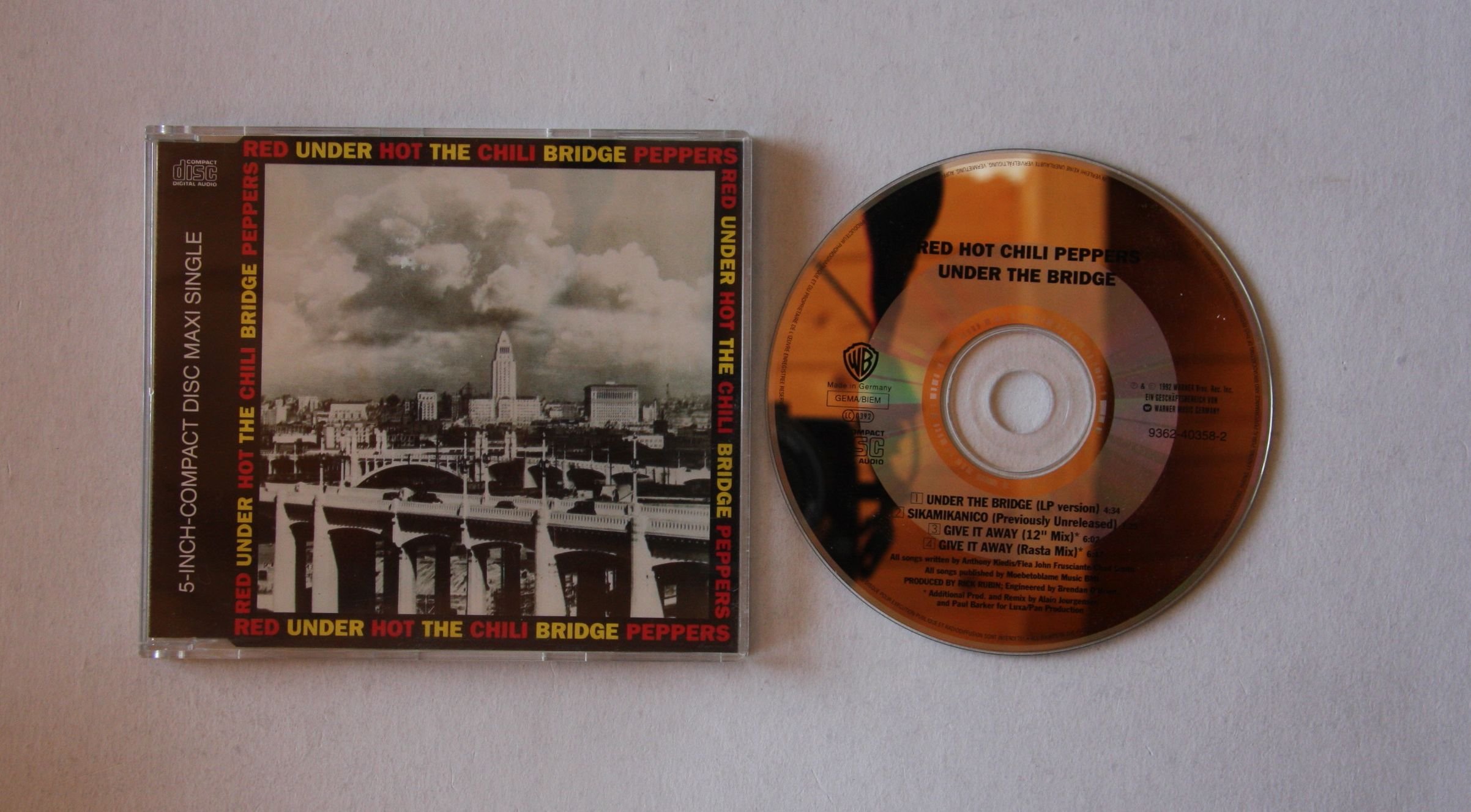 Red Hot Chili Peppers Under The Bridge Records, LPs, Vinyl