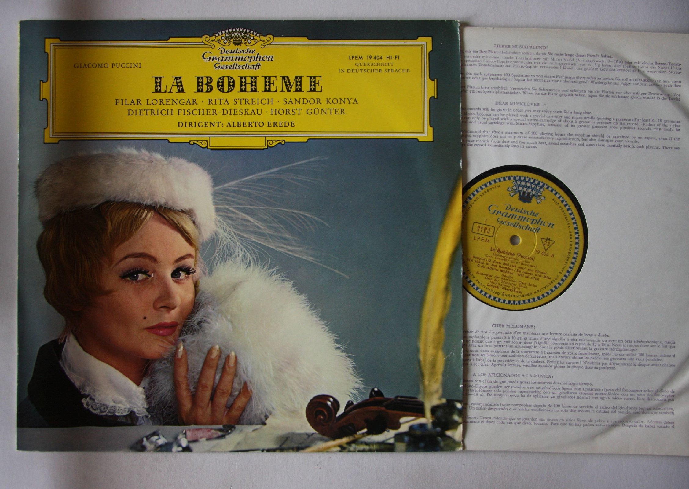 Puccini La Boheme Records, LPs, Vinyl and CDs MusicStack