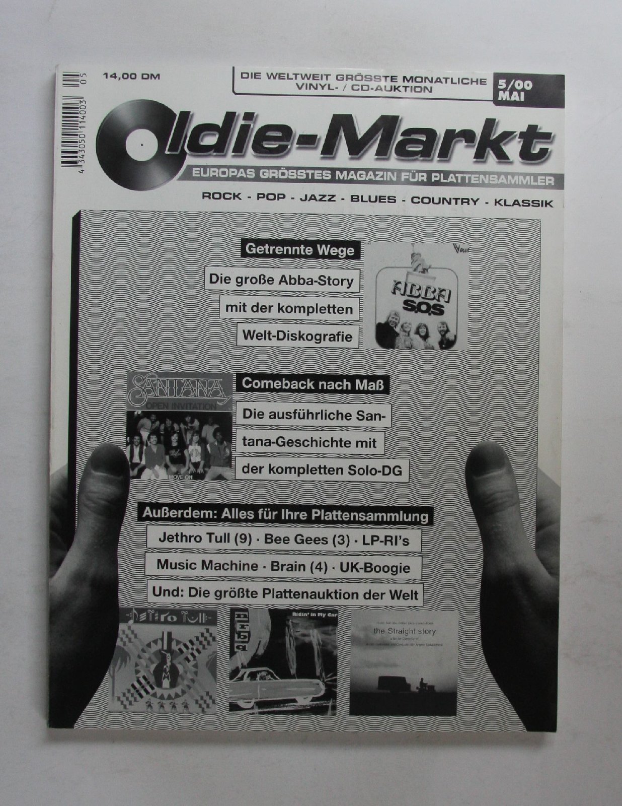 German Oldie Markt Magazine 5/00 Abba Santana Jethro Tull Bee Gees eBay
