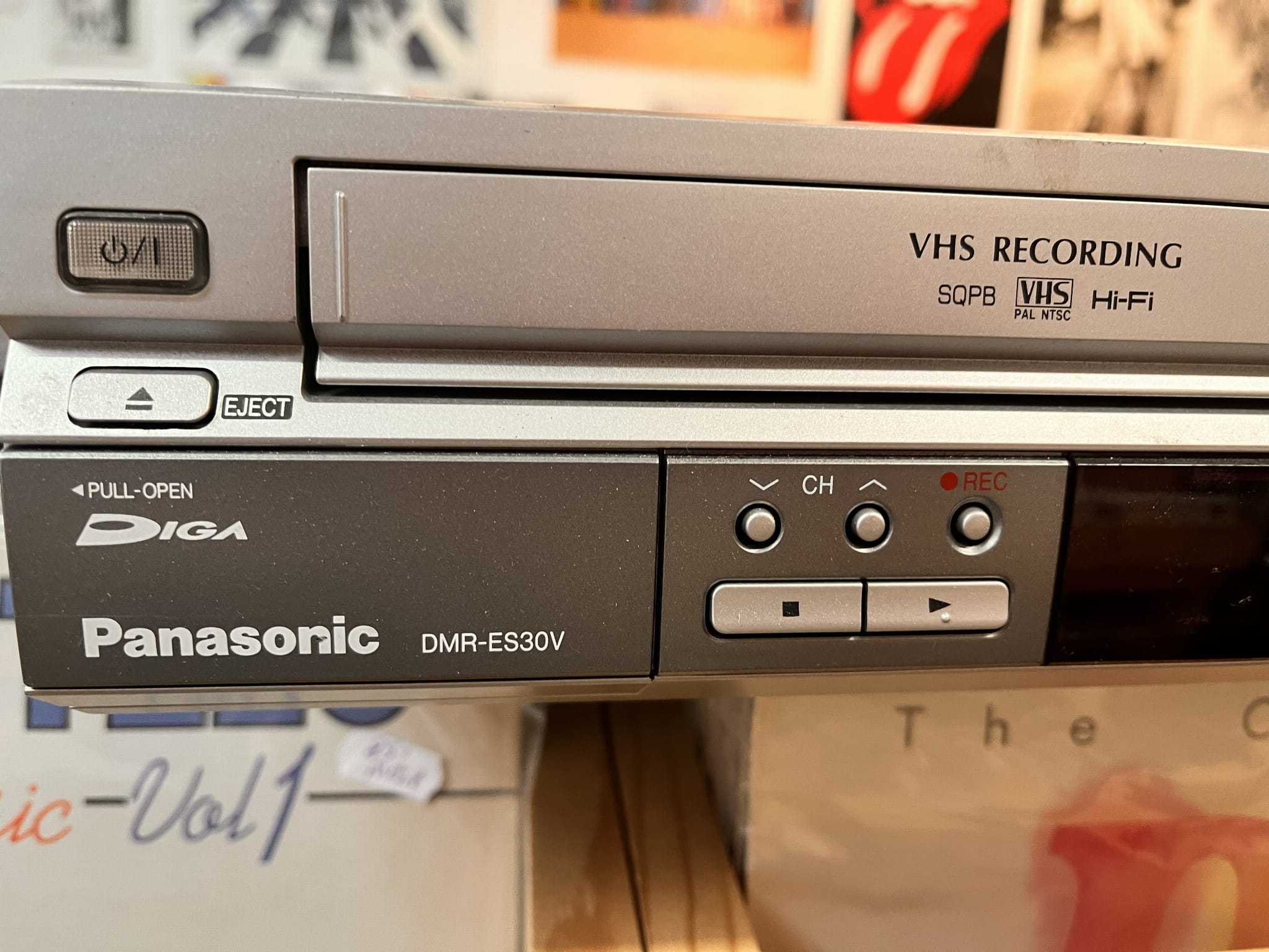 Video VHS Panasonic DMRES30V DVD VCR Copy VHS To DVD