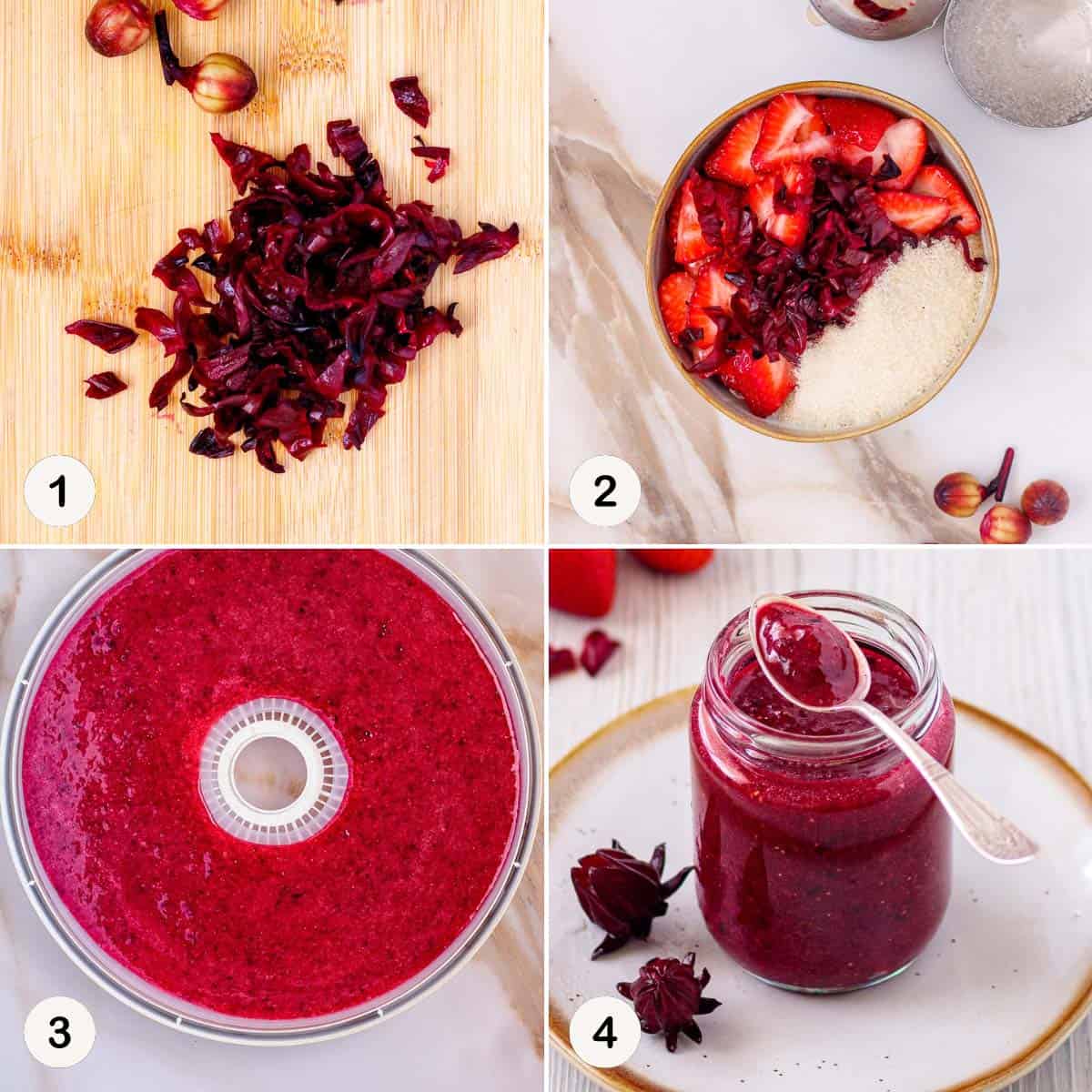 Strawberry Rosella Jam Recipe Poppys Wild Kitchen