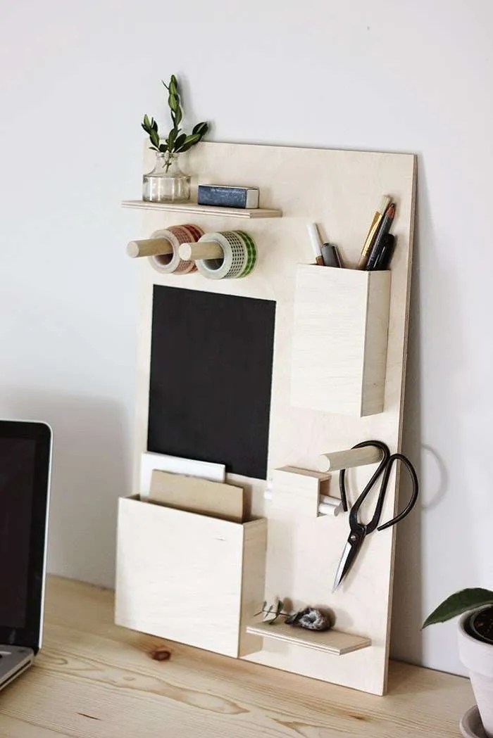 Diy Wood Desk Organizer