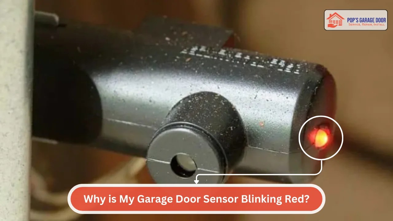 Why is My Garage Door Sensor Blinking Red?