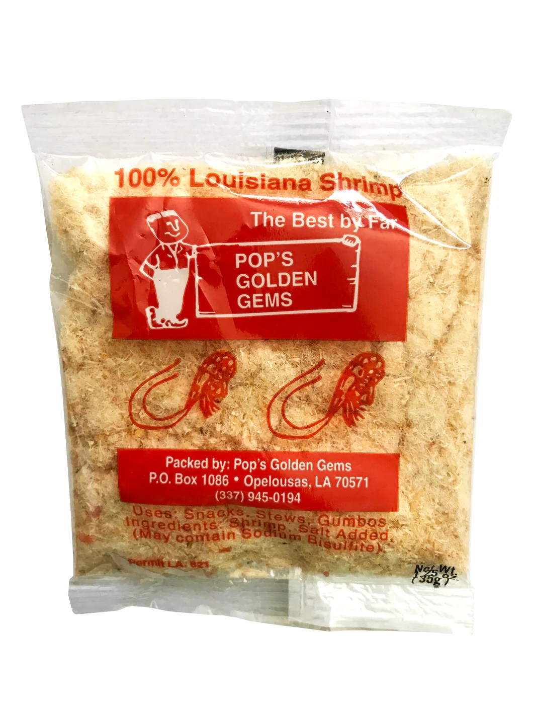 Dried Shrimp Powder Pop's Golden Gems
