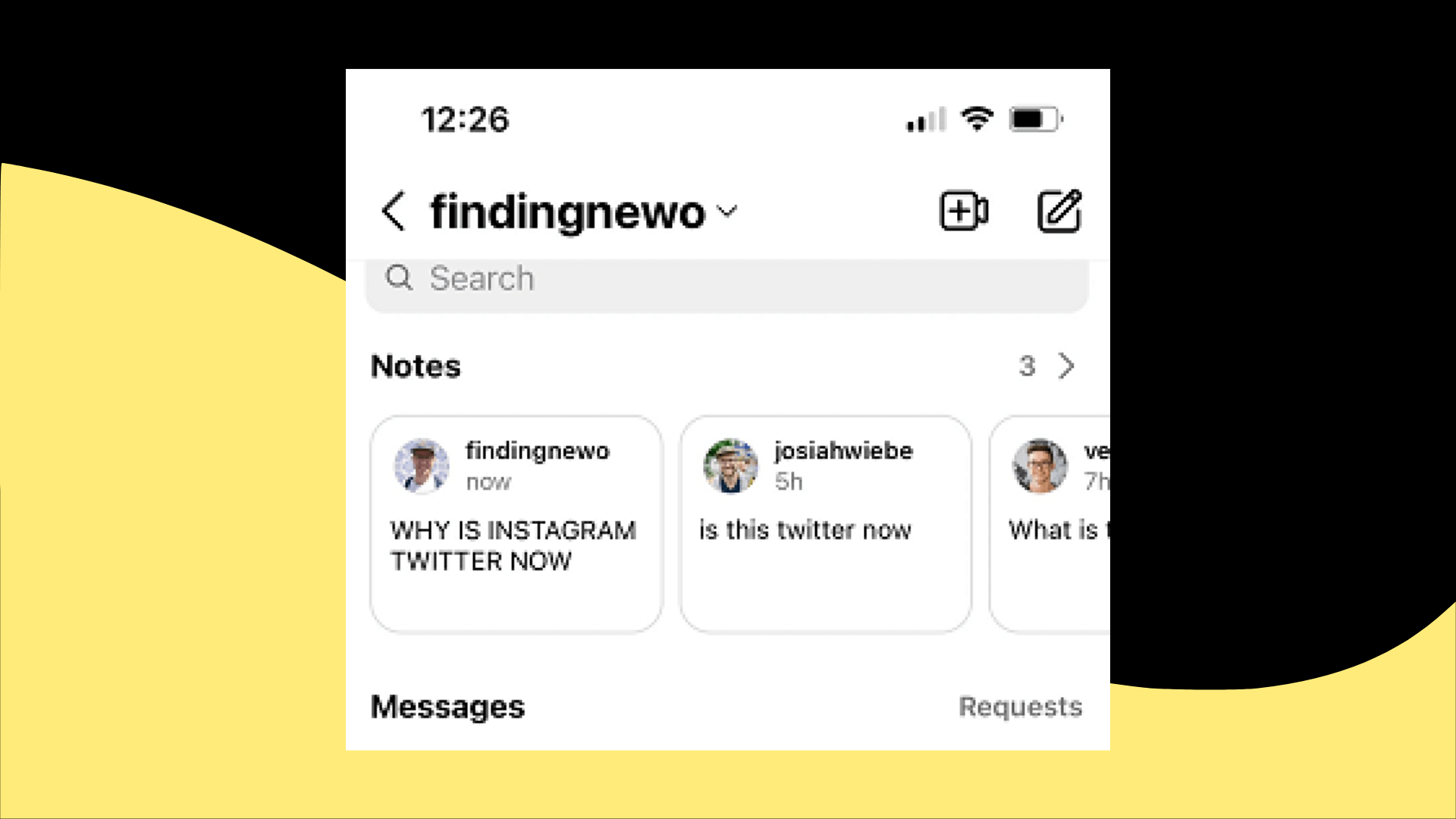 Instagram Adds New “Notes Shelf” and Ad Features PopShorts