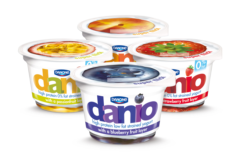 Danone UK Introduces New Yogurt Brand Danio with Packaging by Dragon