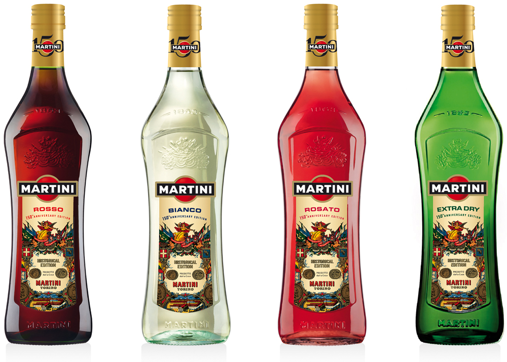 MARTINI celebrates 150th anniversary with a limited edition, new bar concept and a gala party in