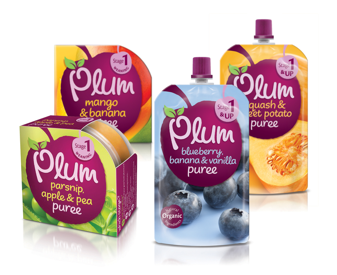 BrandOpus Redesigned Baby Food Brand, Plum POPSOP