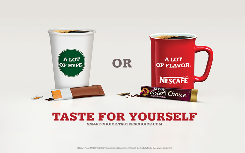 Nescafé vs. Starbucks A Lot of Hype or A Lot of Flavour? — POPSOP