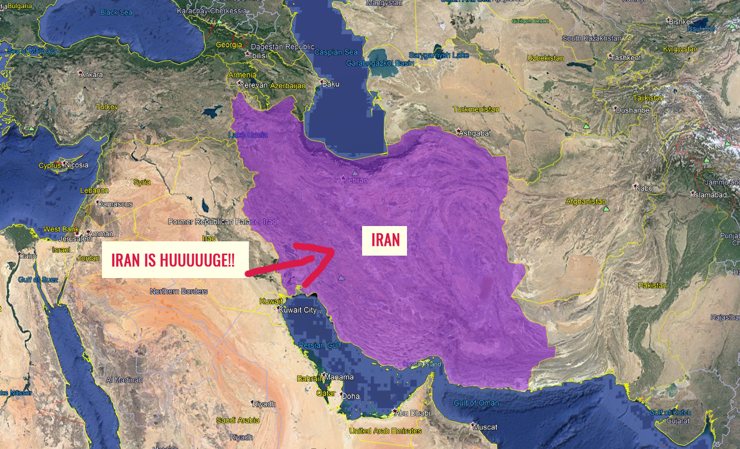 Iran Wealth and Colonialism Popula