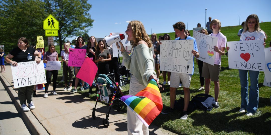 Christian Students Protest Departure Of Volleyball Coach