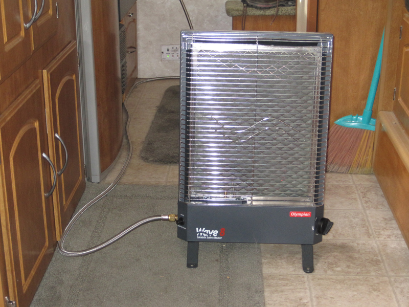Olympian Wave 8 LP Gas Heater - PopUpBackpacker