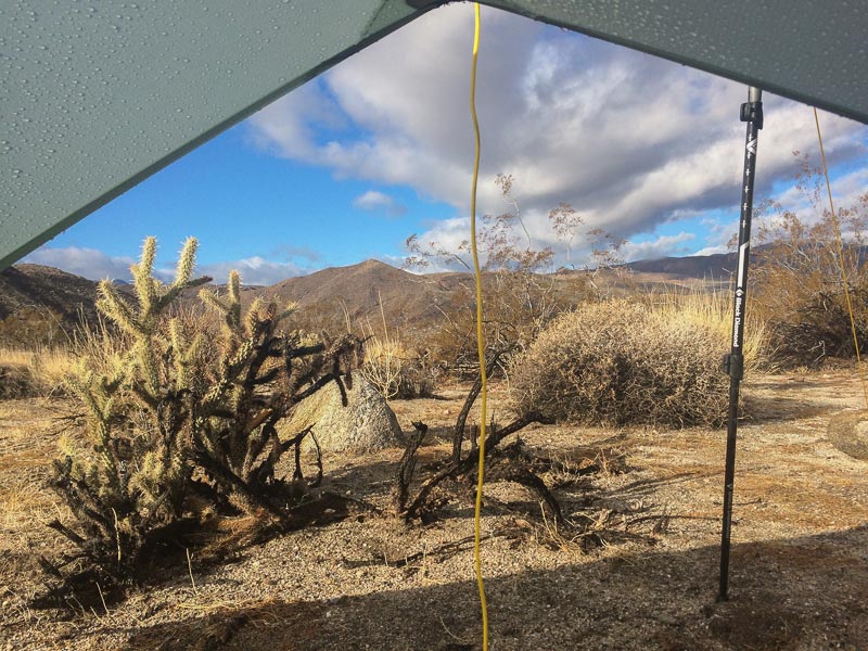 December Backpacking in Anza Borrego PopUpBackpacker