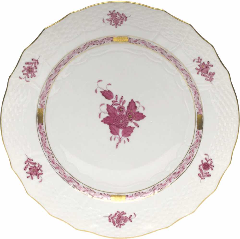 Herend Chinese Bouquet Raspberry Salad Plate Porcelain Gallery