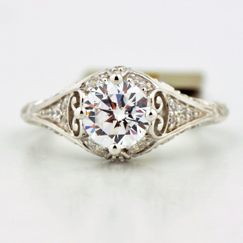 Romance Diamond Semi Mounting Porcello Jewelers