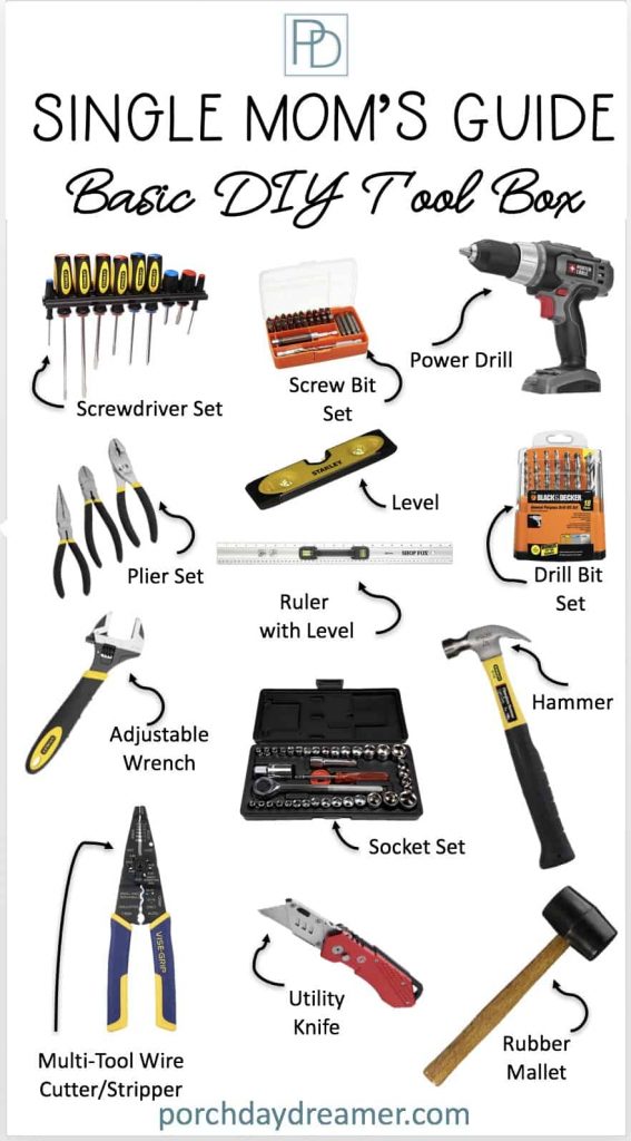 Single Mom's Guide to a Basic Tool Box Porch Daydreamer