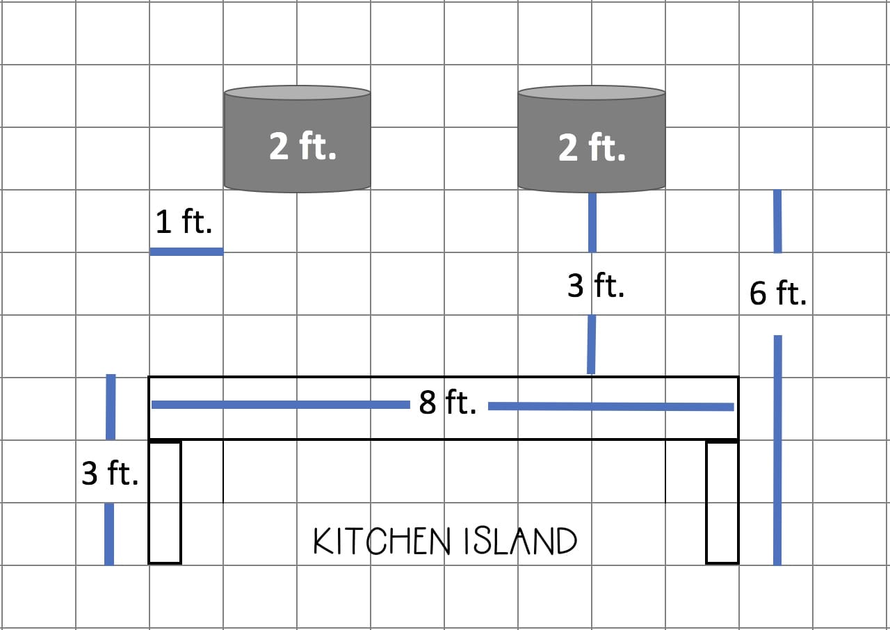 Demystifying Kitchen Island Pendant Light Size and Height Porch
