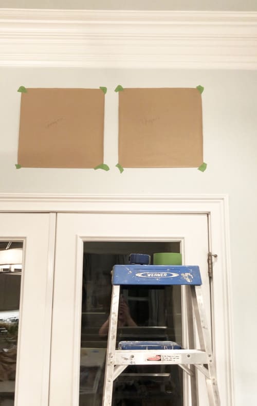 Howto Hang Artwork Evenly in a Row (without messing up walls) Porch