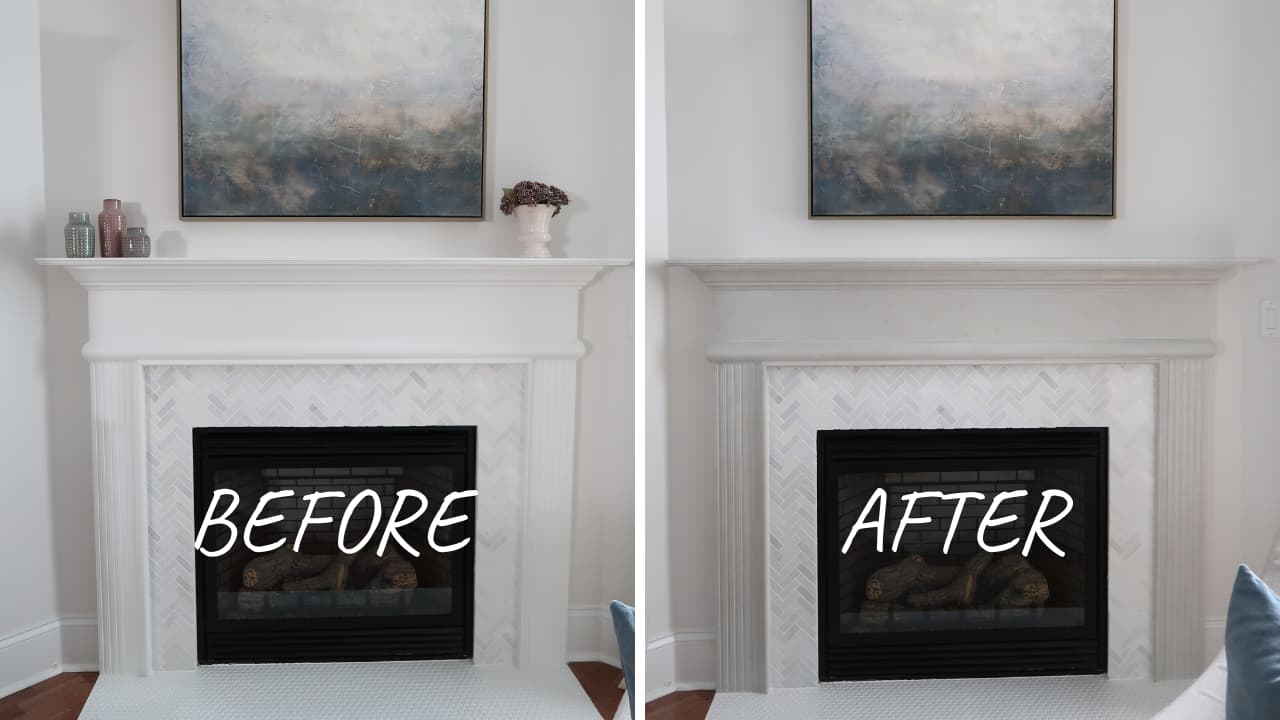 Paint a Fireplace to Look Like Cast Stone! Porch Daydreamer