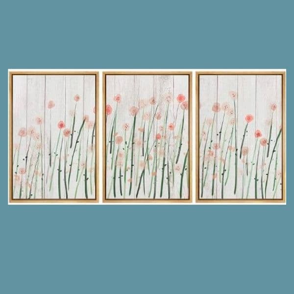 Howto Hang Artwork Evenly in a Row (without messing up walls) Porch