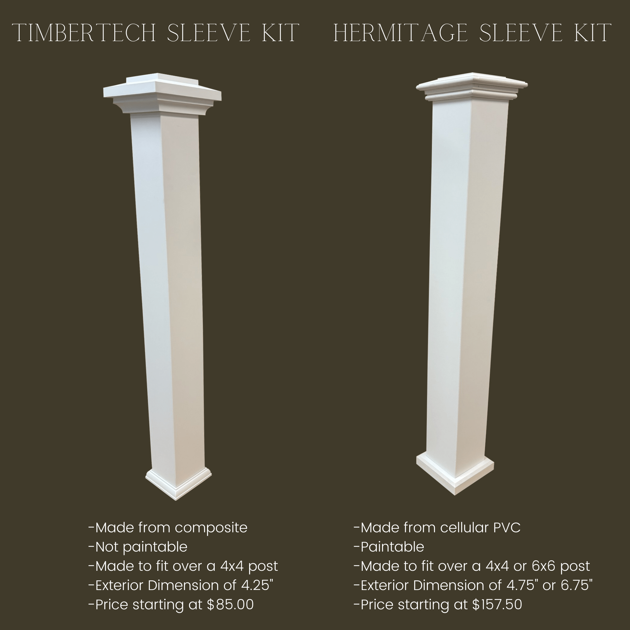 NOW SELLING Timbertech Secure Mount Structural Posts - The Porch Store