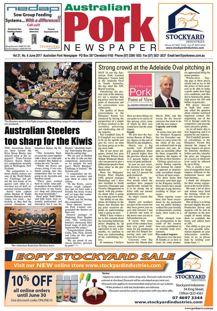 June 2017 Australian Pork Newspaper