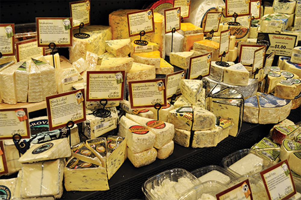 Cutting in Retailers capitalize on high demand for specialty cheese
