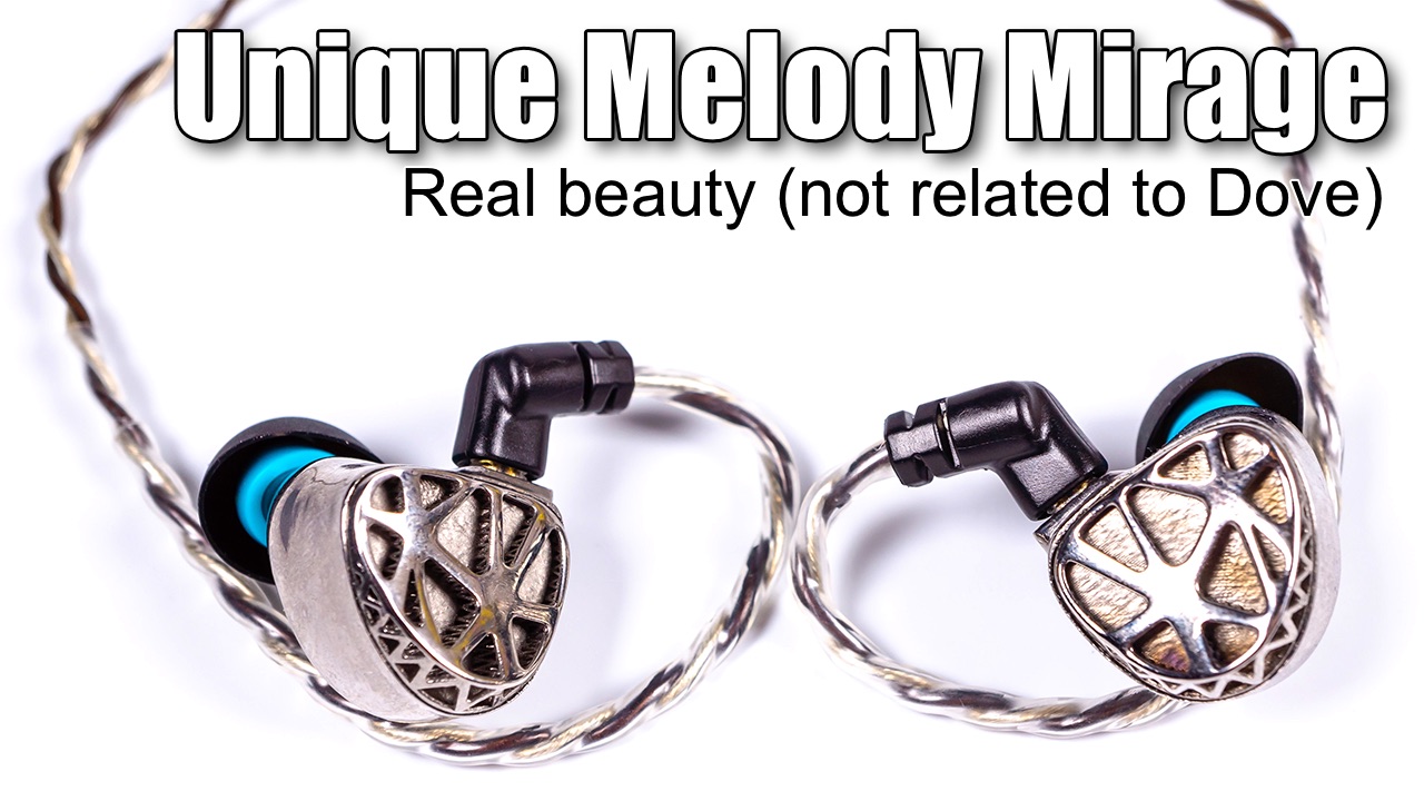 Unique Melody Mirage earphones video review Porta Fi