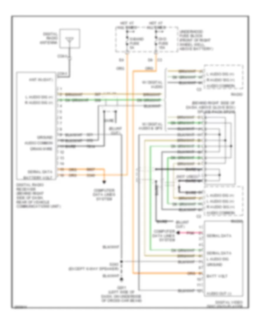 RADIO – Buick Rendezvous CXL 2007 – SYSTEM WIRING DIAGRAMS – Wiring
