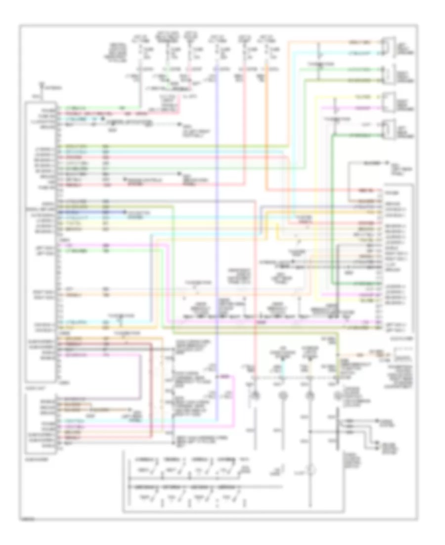 RADIO – Ford Pickup F350 Super Duty 2005 – SYSTEM WIRING DIAGRAMS