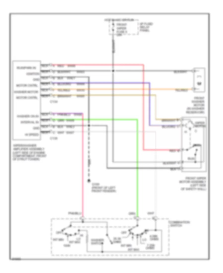 1993 Mercury Villager Radio Wiring Diagram