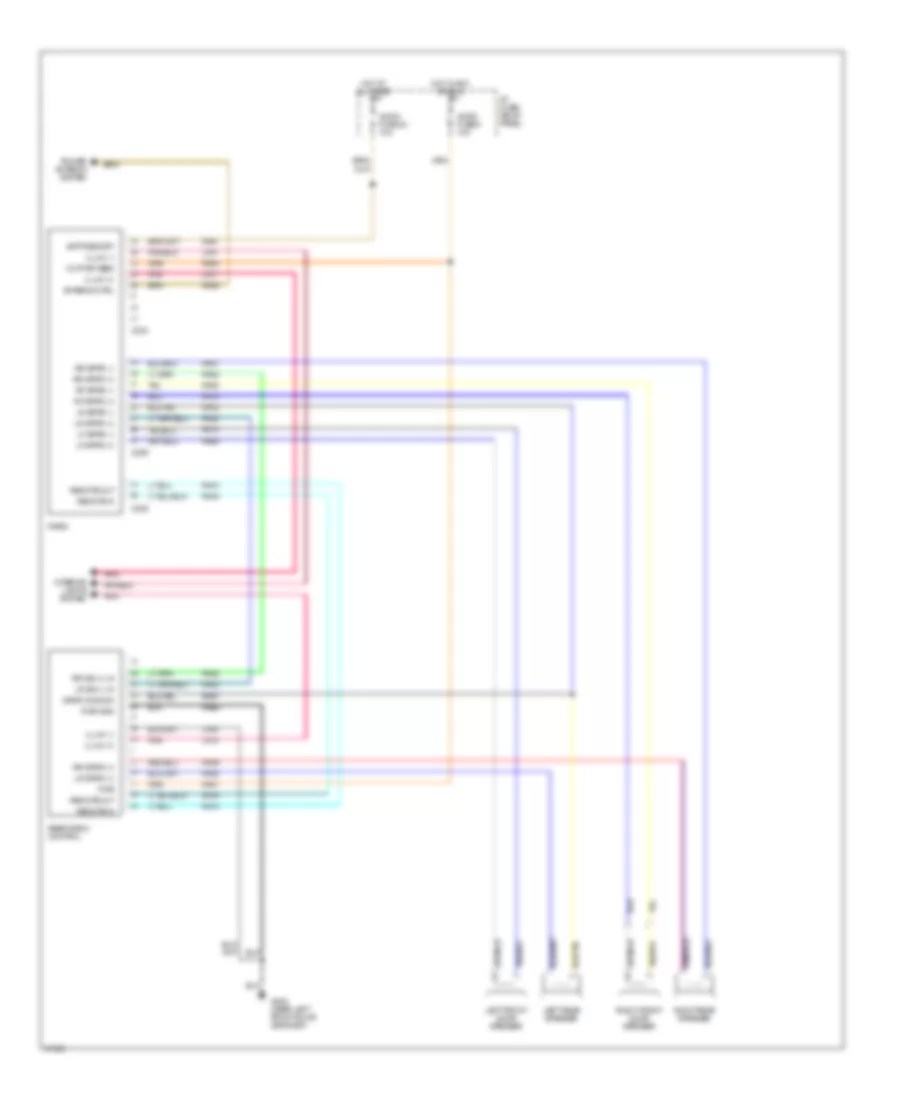RADIO – Mercury Villager LS 1993 – SYSTEM WIRING DIAGRAMS – Wiring