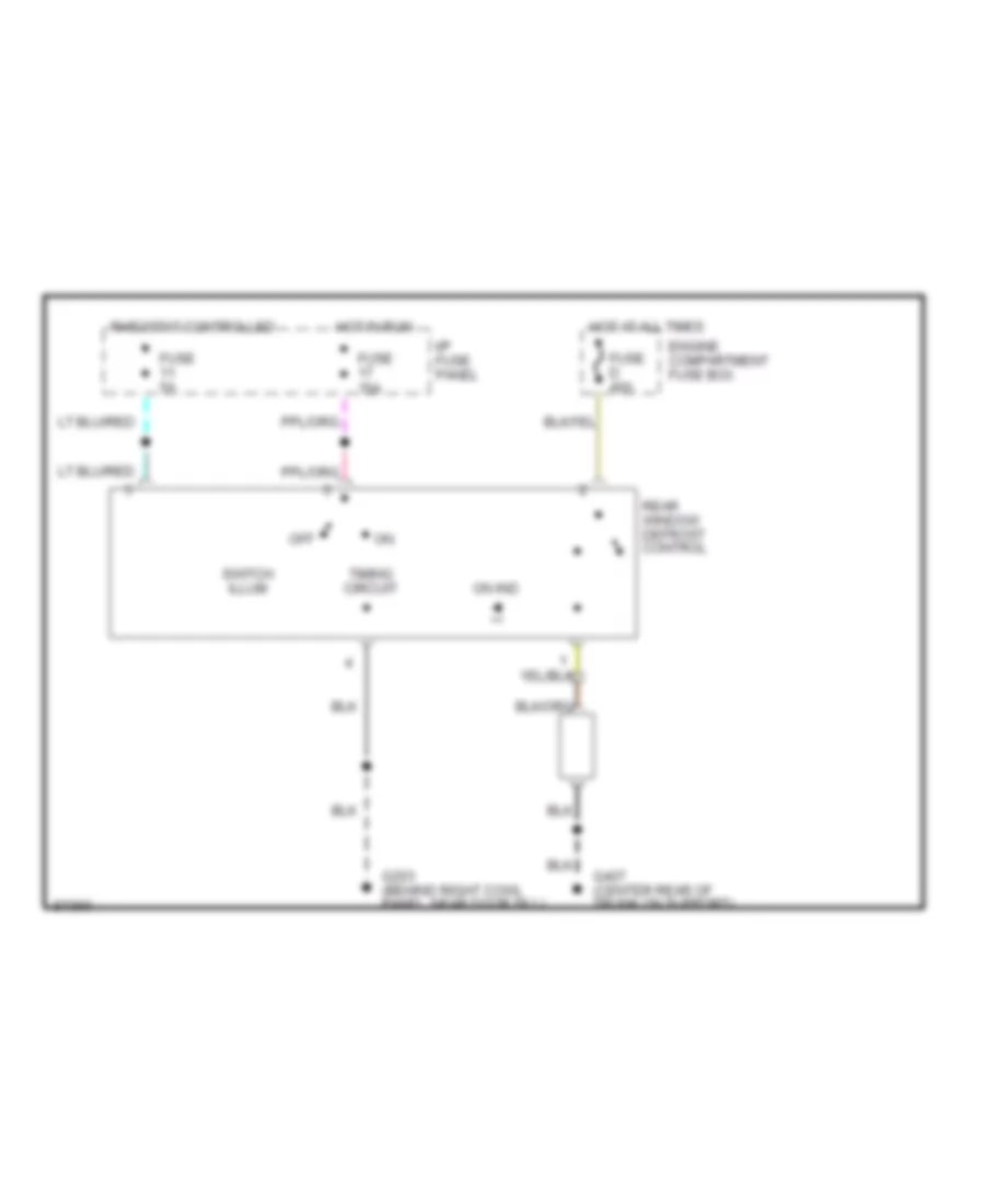All Wiring Diagrams for Mercury Grand Marquis GS 1994 model – Wiring
