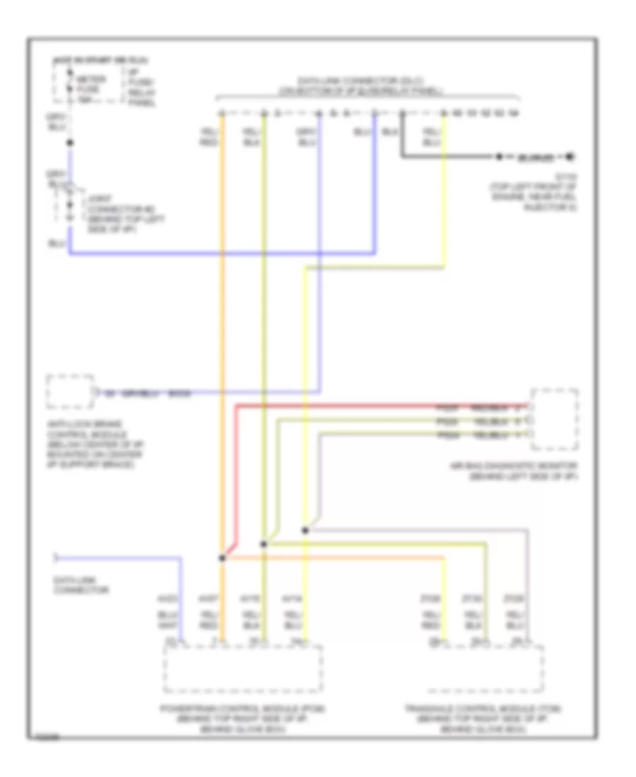 All Wiring Diagrams for Mercury Villager Nautica 1995 model – Wiring