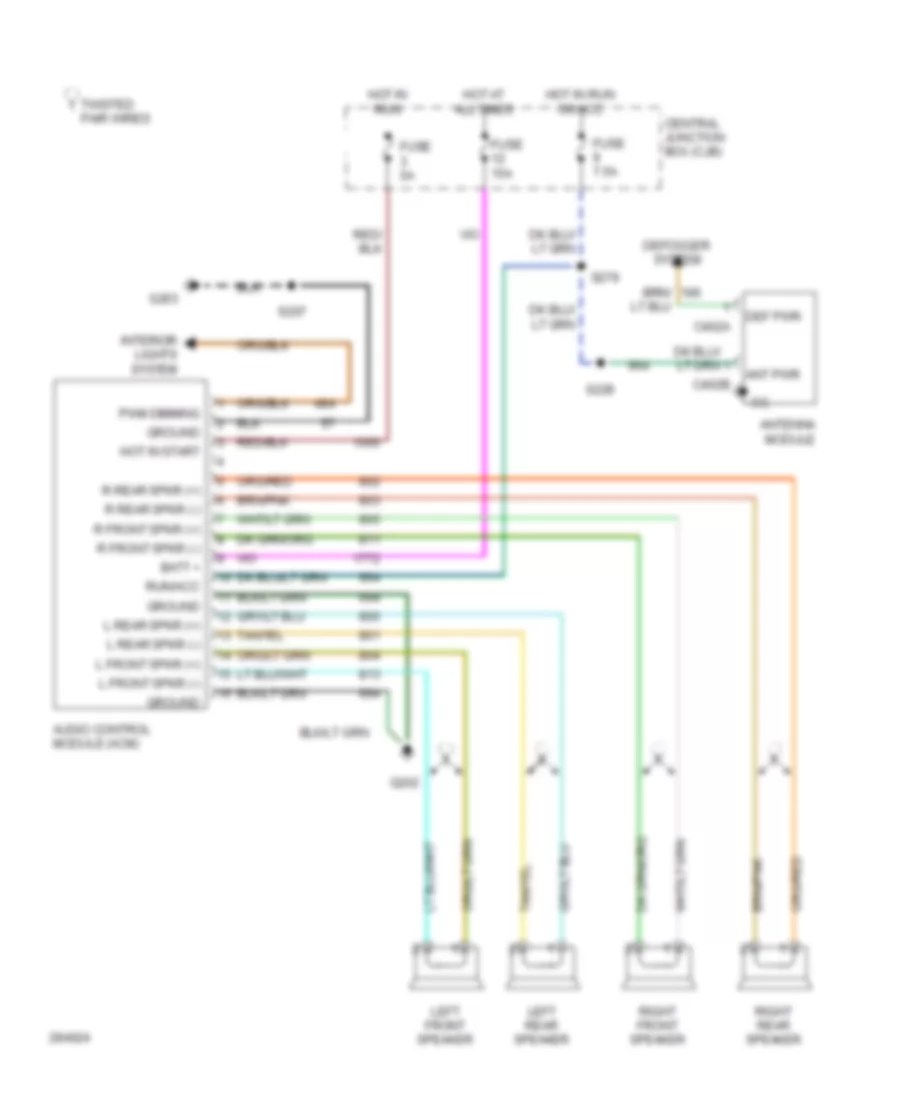 All Wiring Diagrams for Mercury Grand Marquis LS 2008 model – Wiring