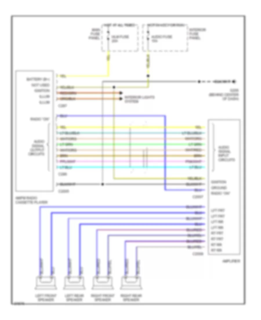 All Wiring Diagrams for Mercury Capri XR2 1991 model – Wiring diagrams