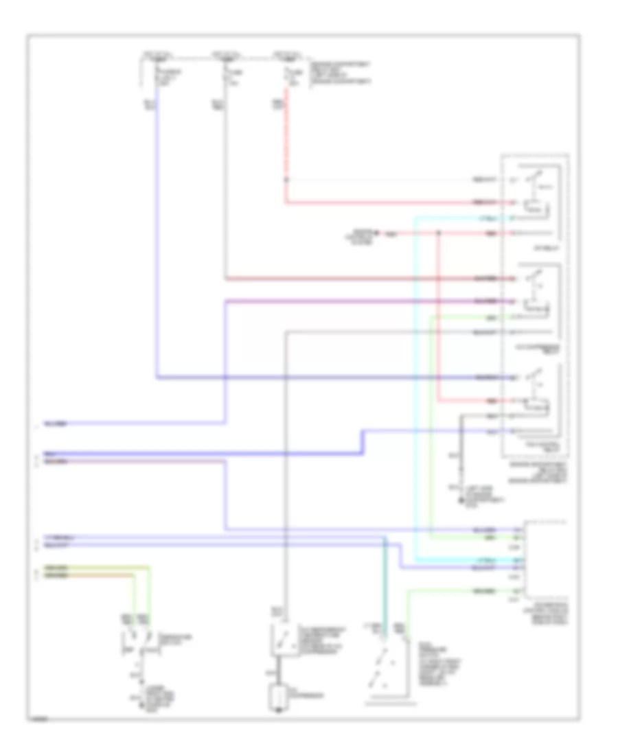 All Wiring Diagrams for Mitsubishi Galant DE 2000 – Wiring diagrams for