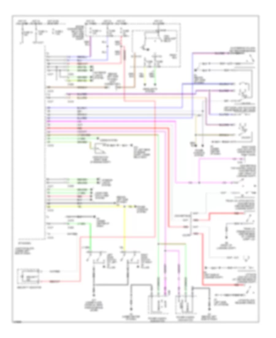 POWER DOOR LOCKS Mitsubishi Eclipse GT 2009 SYSTEM WIRING DIAGRAMS