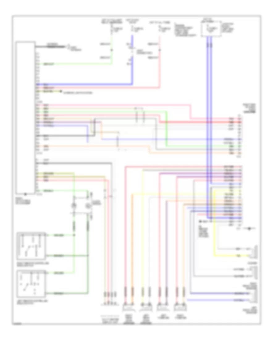 RADIO – Mitsubishi Endeavor XLS 2005 – SYSTEM WIRING DIAGRAMS – Wiring