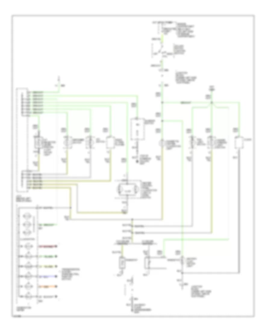 All Wiring Diagrams for Mitsubishi Mirage LS 2000 model – Diagramas de