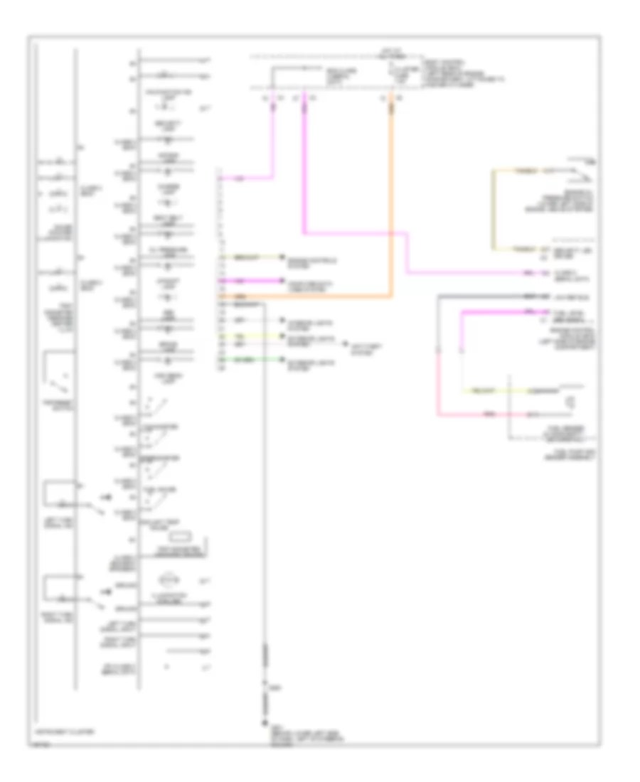 INSTRUMENT CLUSTER – Saturn Ion 1 2003 – SYSTEM WIRING DIAGRAMS