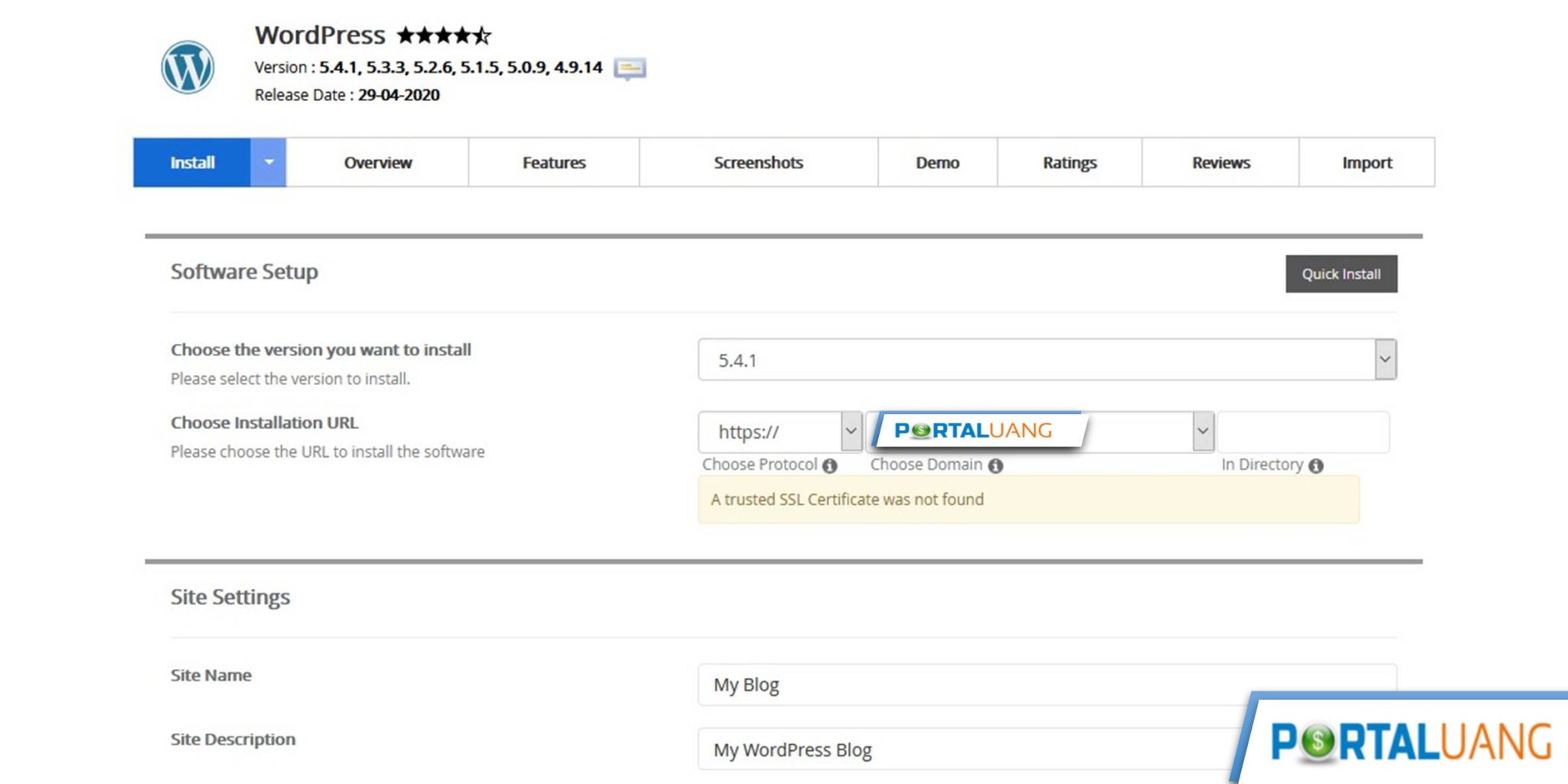 Cara Install Wordpress di Cpanel, Subdomain dan Xampp
