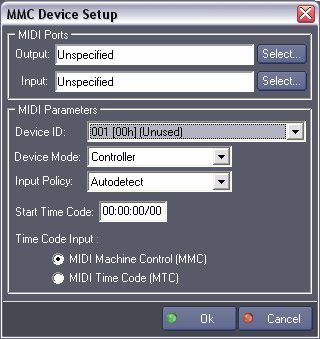 Medialon MIDI Machine Control